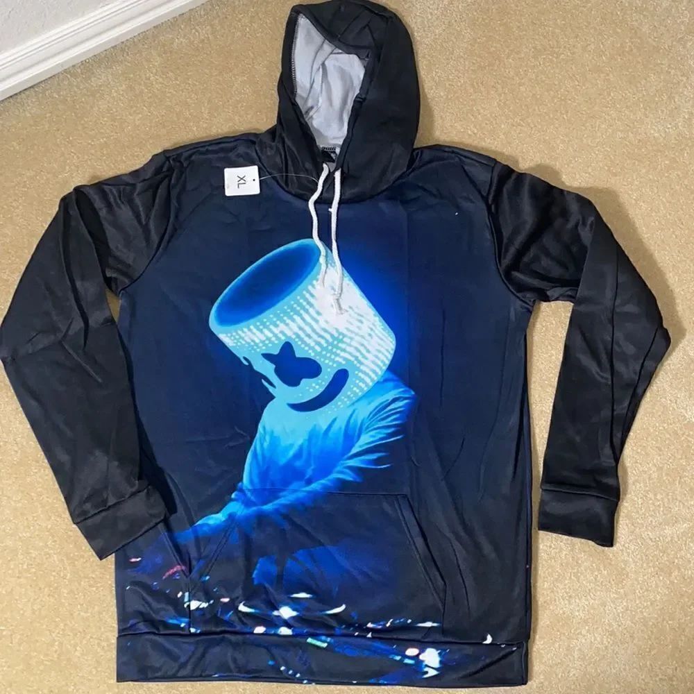 Unisex Hoodie DJ Marshmello - XL NWT